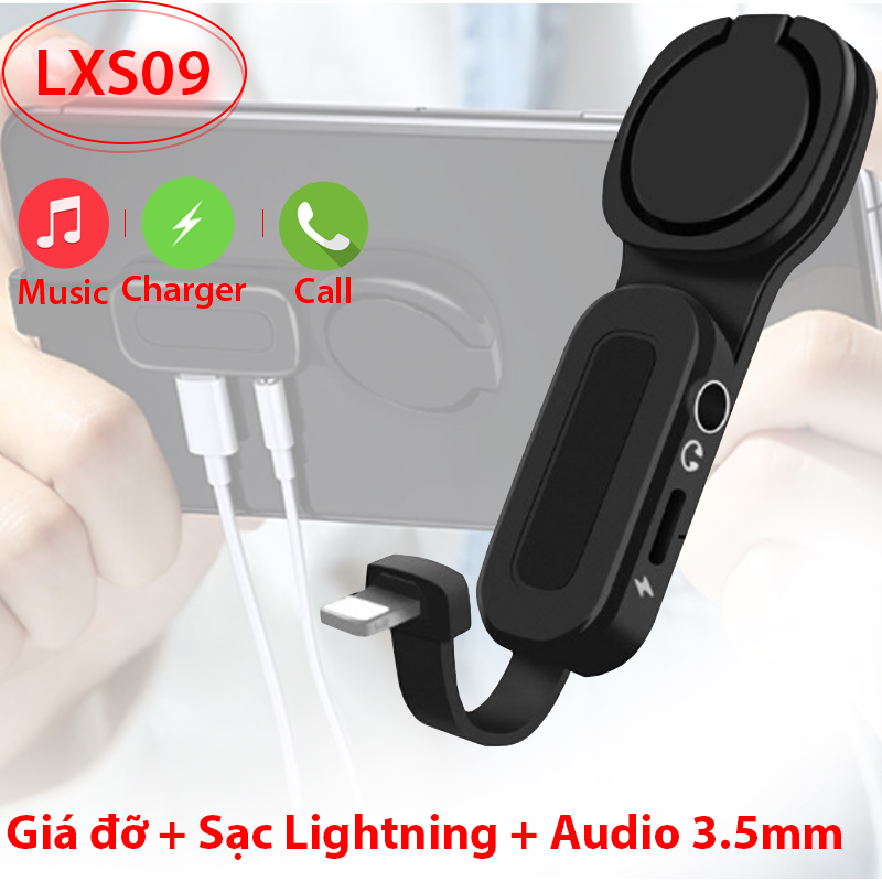 sac lightning + audio 3.5mm cho iphone ipad