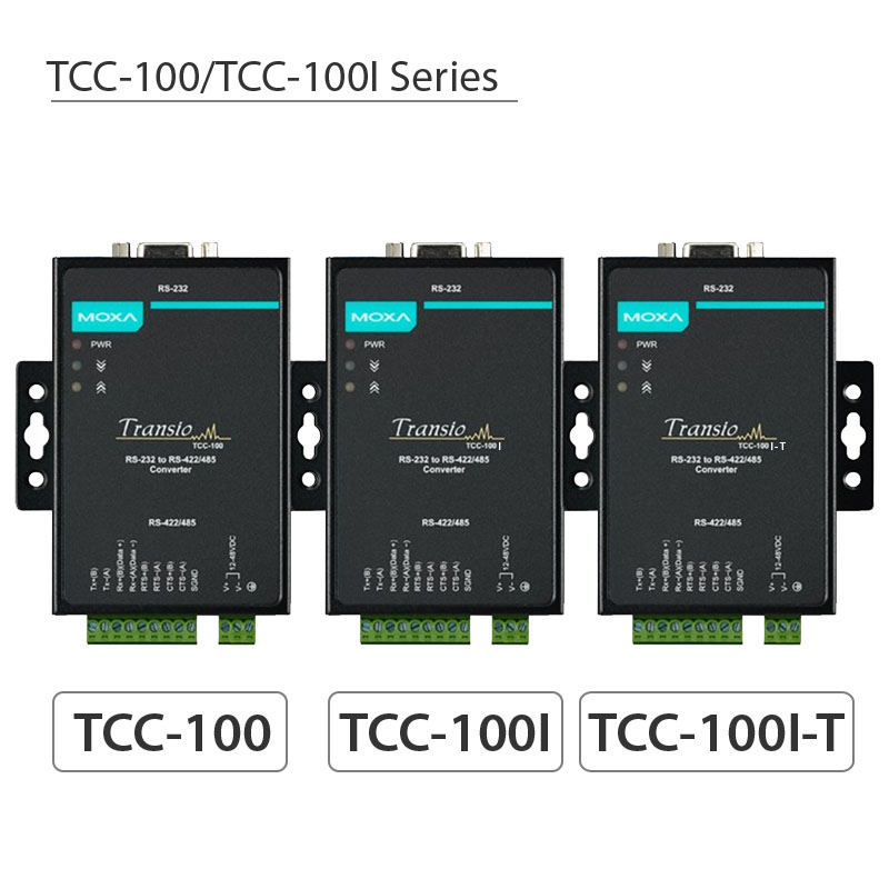 BỘ CHUYỂN ĐỔI RS232 TO RS422/RS485 MOXA TCC-100I | TCC-100I-T