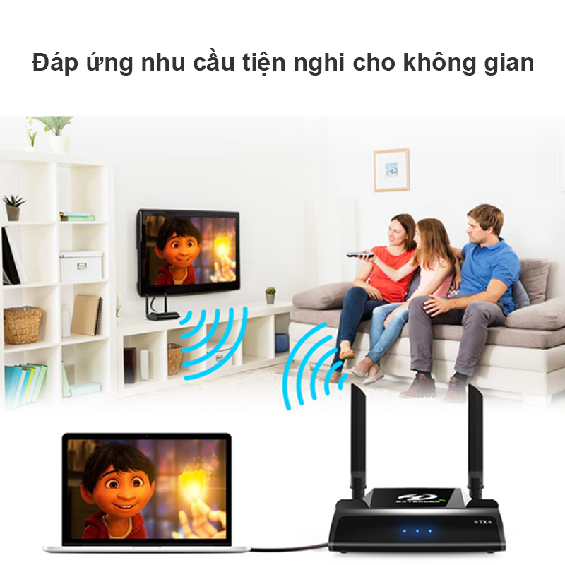 bo phat hdmi khong day 150 met pakite pat-590