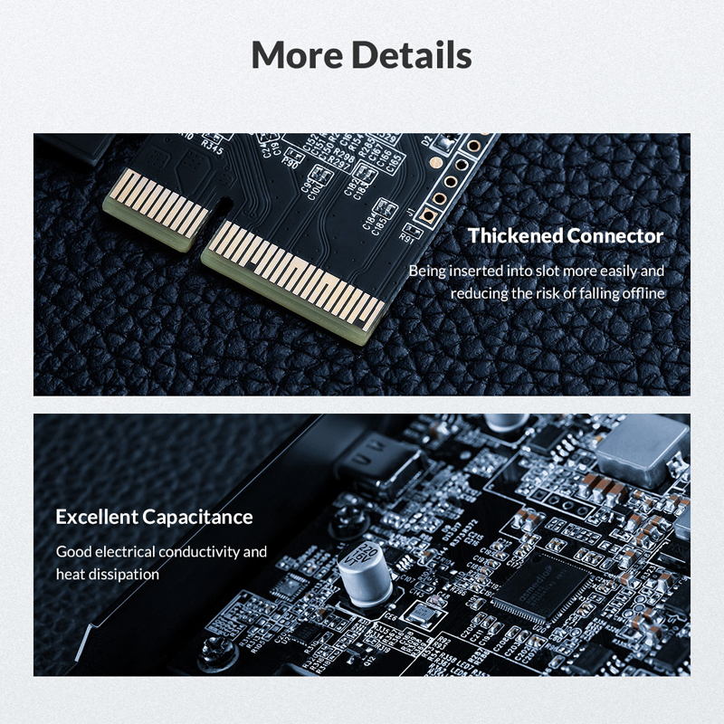 card pci ra usb-c 20gbps orico