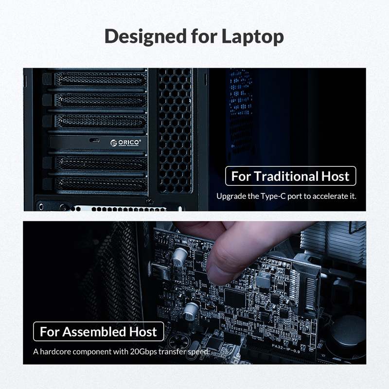 card pci ra usb-c 20gbps orico