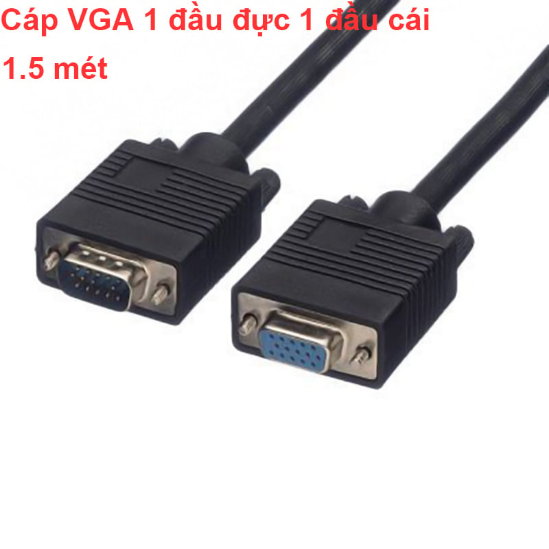 cap vga keo dai 1.5 mét female - male