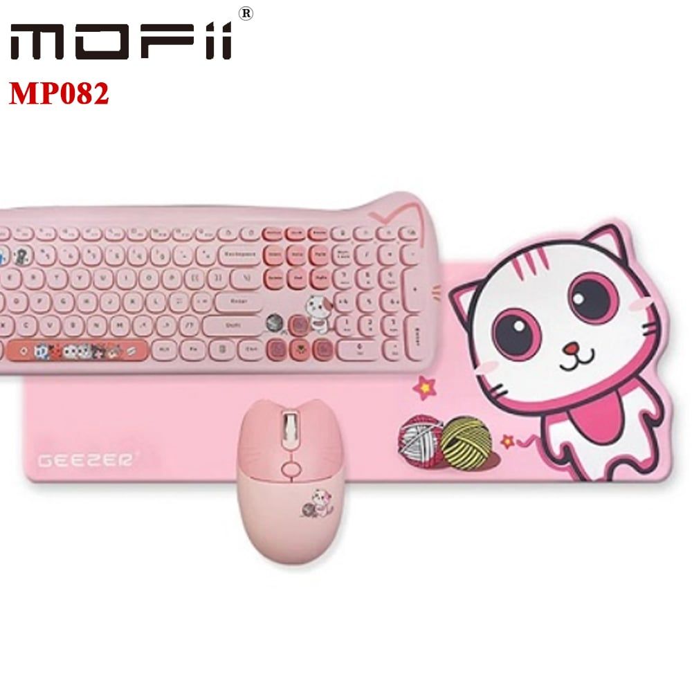 Tấm lót chuột khổ to hình mèo kitty MP082 chính hãng Mofii