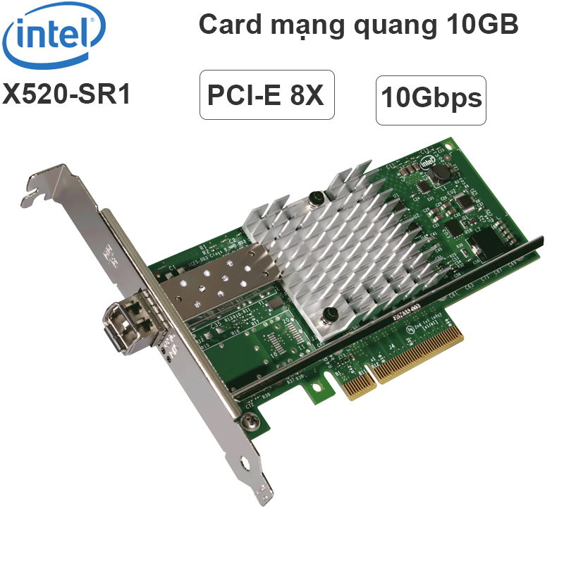 card mang 10gbps intel X520-SR1
