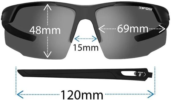 Kích thước kính Tifosi Centus