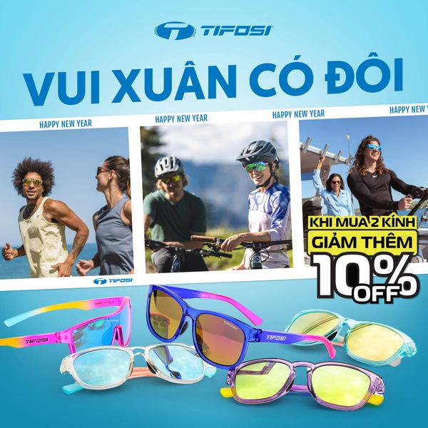 Giảm 10% khi mua 2 kính Tifosi