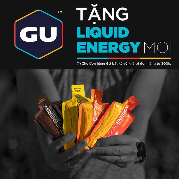 Tặng Liquid Gel cho đơn hàng GU Energy từ 300k