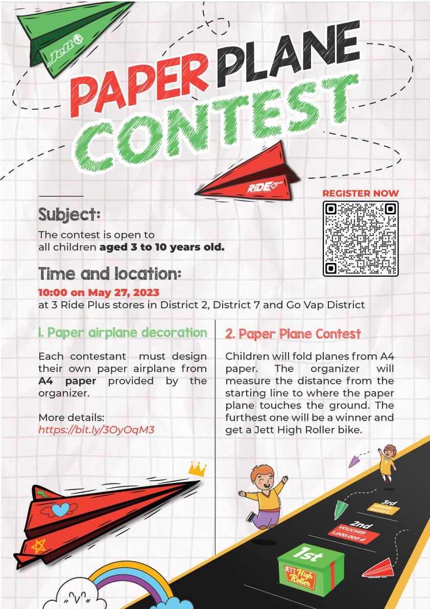 Paper Plane Contest | Ride Plus