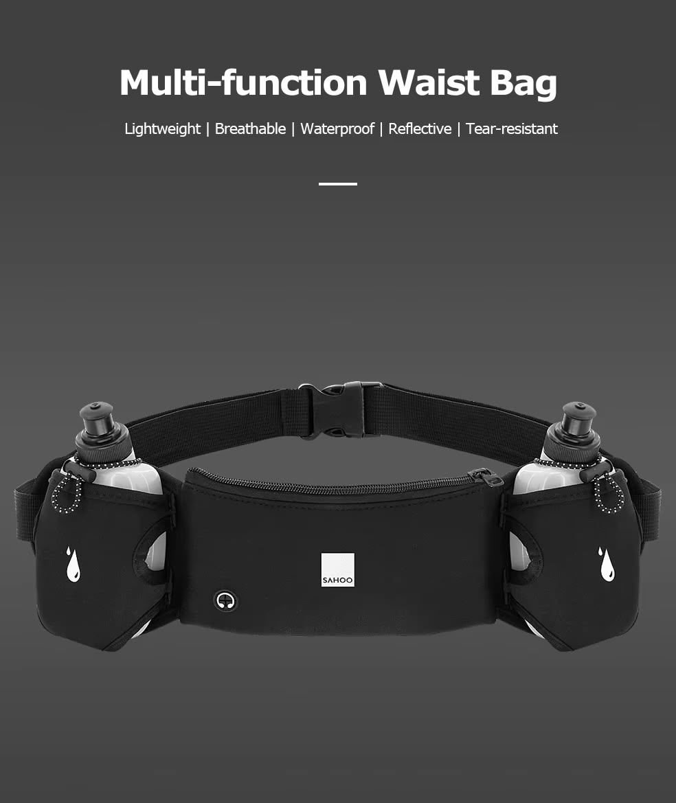 Waist Belt with 2 Flasks