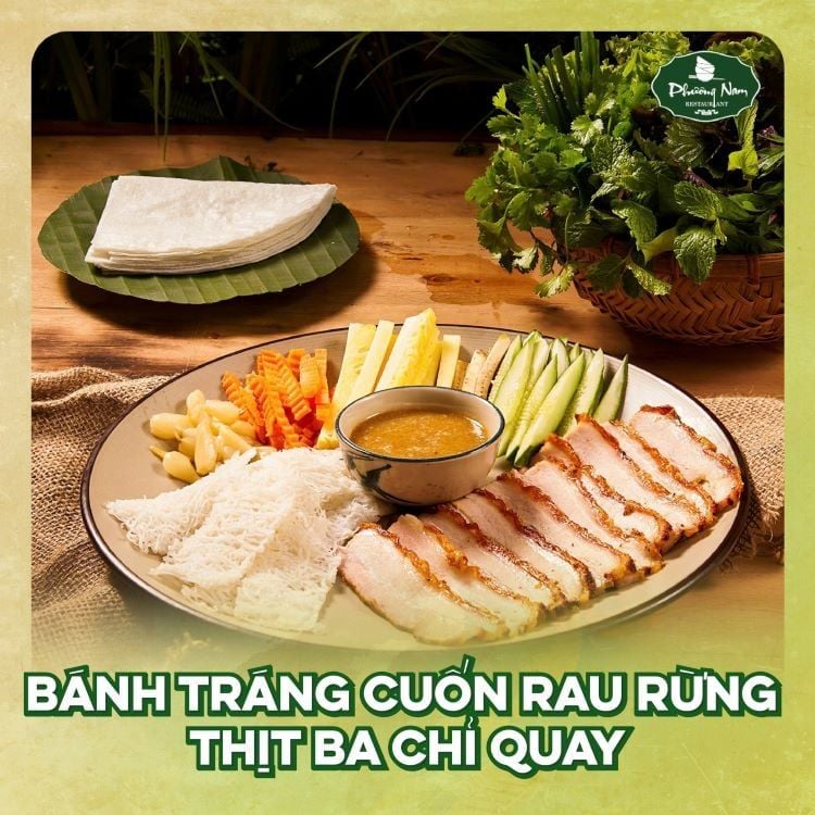 Bánh tráng cuốn thịt heo
