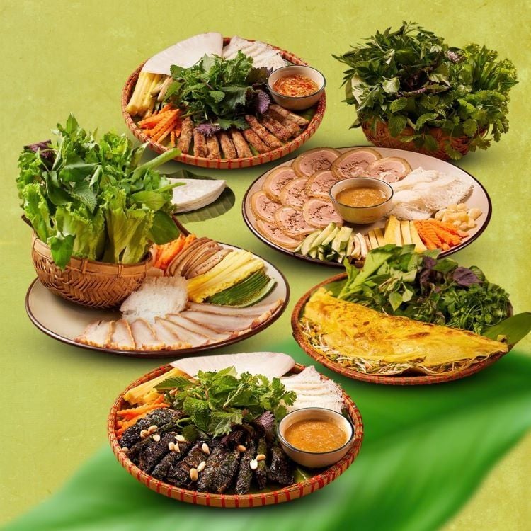 Bánh tráng cuốn trảng bàng