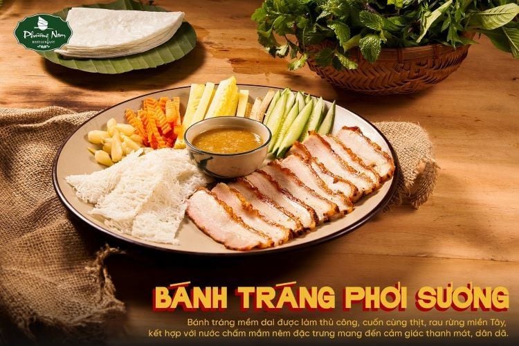 Bánh tráng phơi sương tây ninh