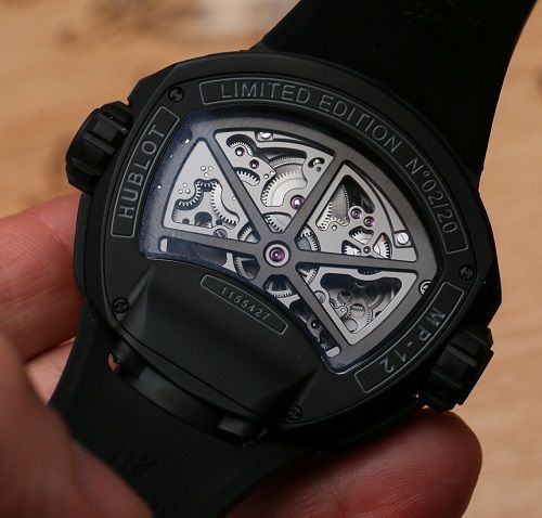 Đồng hồ Hublot MP-12 Key of Time Skeleton All Black