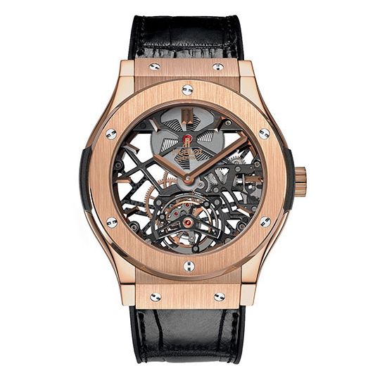 Hublot Classic Fusion Skeleton Tourbillon King Gold Limited Edition of 99 Watch-505.OX.0180.LR