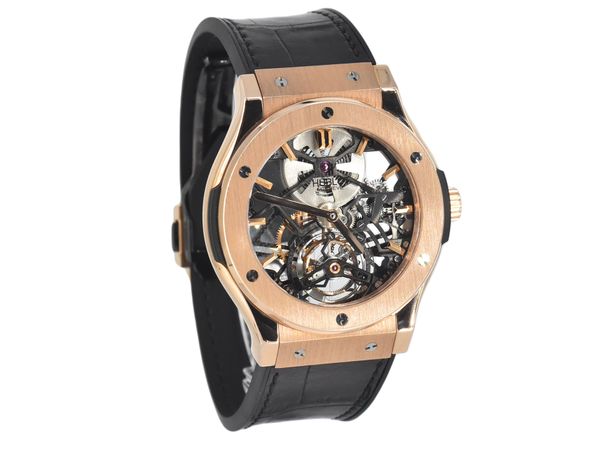 Hublot Classic Fusion Skeleton Tourbillon King Gold Limited Edition of 99 Watch-505.OX.0180.LR