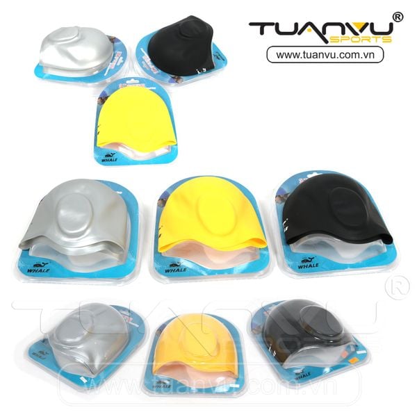 mũ bơi, Mũ bơi Whale CAP-1700 3D, mu boi, Mu boi Whale CAP-1700 3D