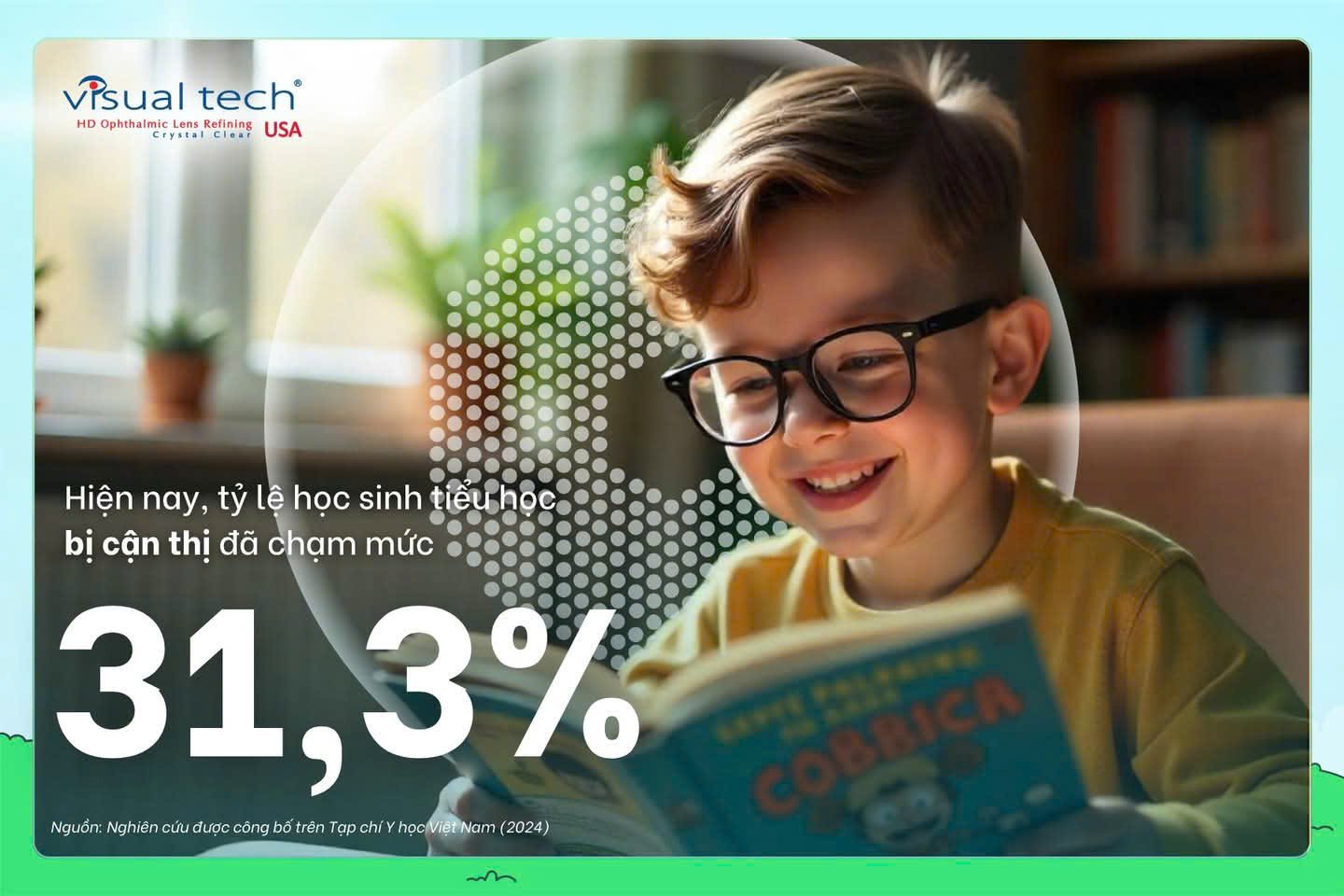 Tròng Kính Kiểm Soát Tiến Triển Cận Thị Trẻ Em Defocus Smart Lens