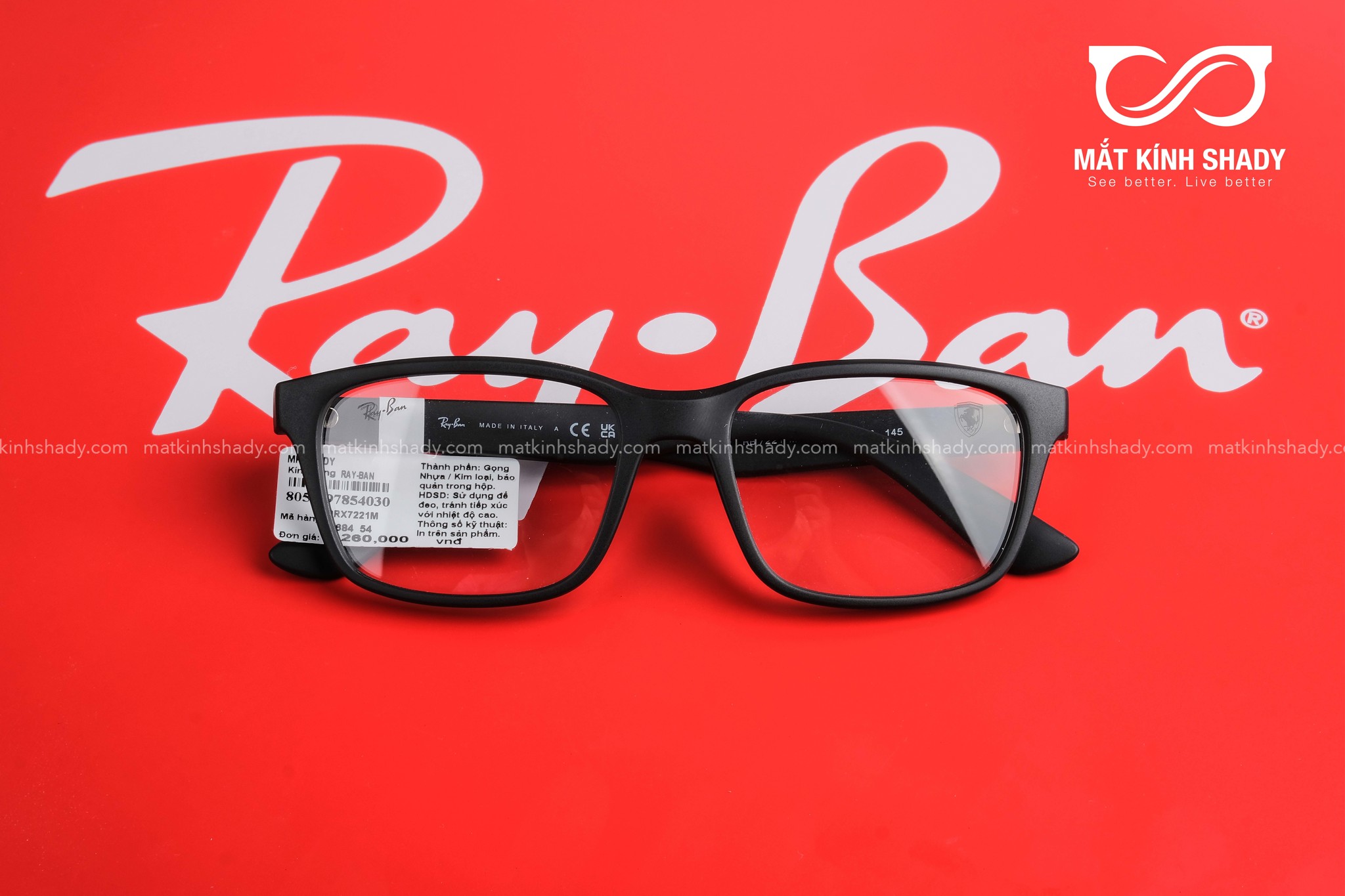 MẮT KÍNH SHADY - CỬA HÀNG ĐẦU TIÊN SỞ HỮU BỘ SƯU TẬP RAYBAN FERRARI 2024 TẠI VIỆT NAM