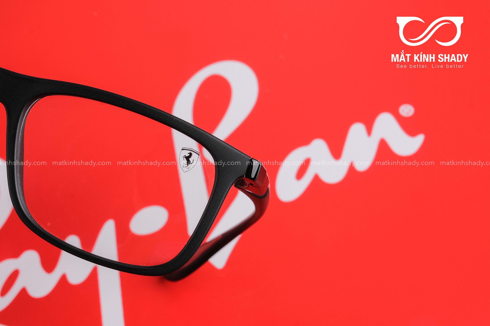 MẮT KÍNH SHADY - CỬA HÀNG ĐẦU TIÊN SỞ HỮU BỘ SƯU TẬP RAYBAN FERRARI 2024 TẠI VIỆT NAM