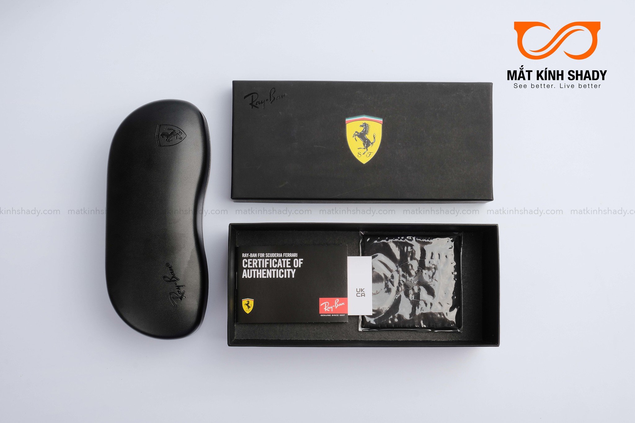 MẮT KÍNH SHADY - CỬA HÀNG ĐẦU TIÊN SỞ HỮU BỘ SƯU TẬP RAYBAN FERRARI 2024 TẠI VIỆT NAM