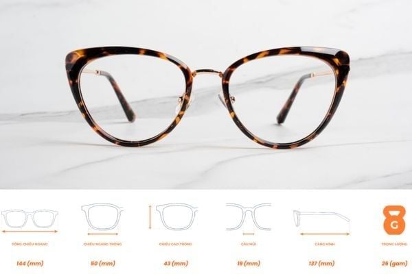 gọng kính đồi mồi xịn