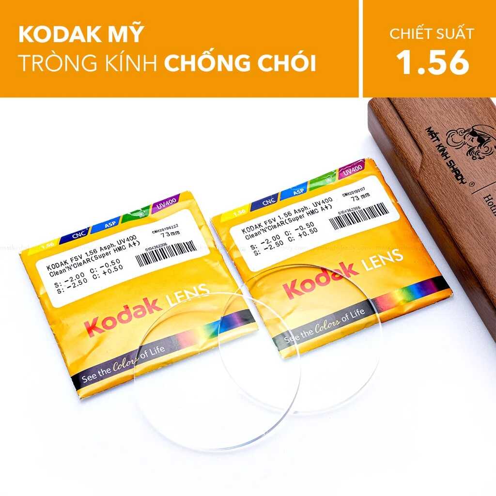 Tròng Kính Kodak Mỹ | Cập Nhật Bảng Giá 2023