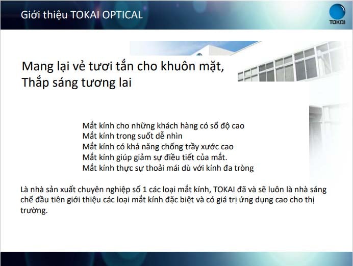 Tròng Kính ToKai Nhật | Cập Nhật Bảng Giá 2023