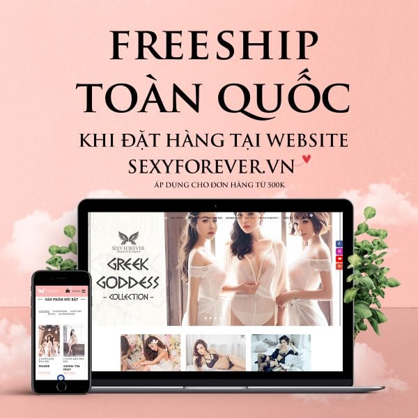 FREESHIP TẠI WEBSITE CHO HOÁ ĐƠN TỪ 500K – Đầm Ngủ Và Nội Y Thiết Kế Cao Cấp