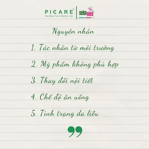 Tác nhân gây ra da nhạy cảm