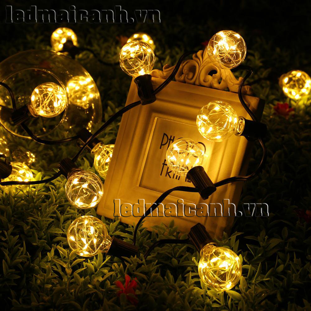 bóng đèn trang trí noel, bóng đèn trang trí tết