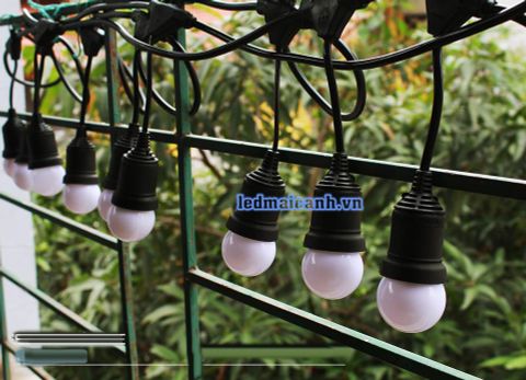 dây đui đèn E27 ngoài trời giá rẻ 5m 10 đui