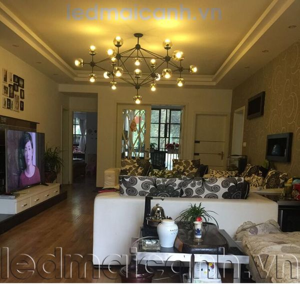 đèn thả trần trang trí 21 bóng