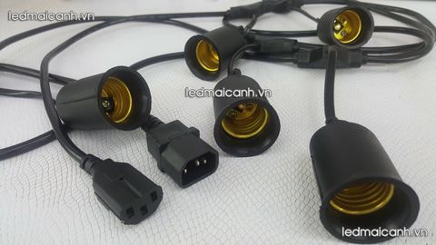 dây đui ngoài trời lắp bóng đèn loại rẻ