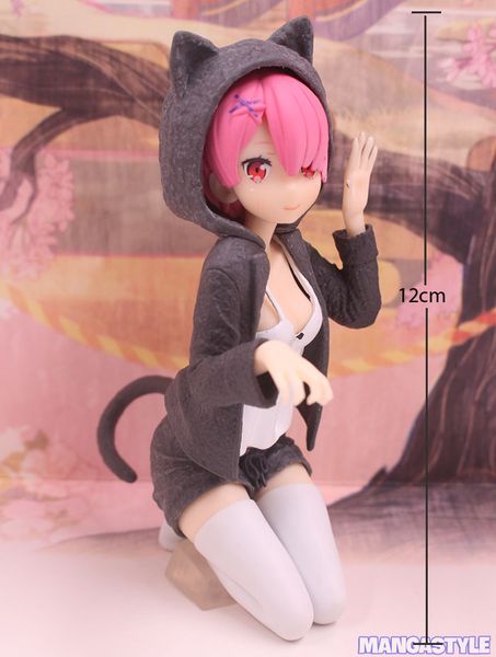 Figure Ram Rem Ichiban Kuji Nyanko Mode Last One Ver Re Zero
