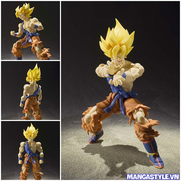S H Figuarts Super Saiyan Son Goku Warrior Awakening Dragon Ball Z