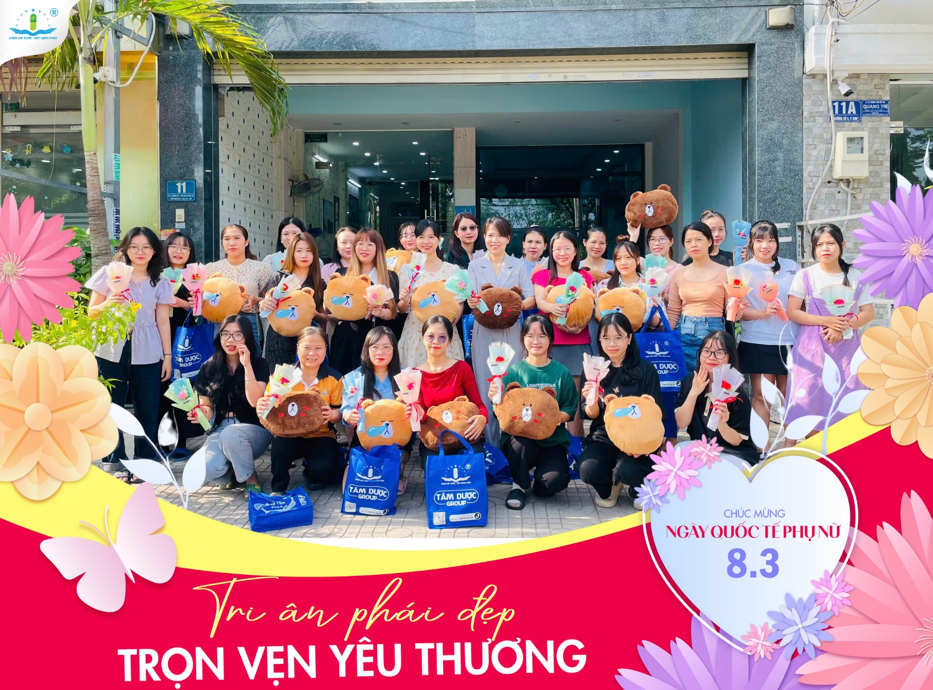 Tâm Dược Tổ Chức Tặng Quà 8/3 – Tôn Vinh Phụ Nữ, Lan Tỏa Giá Trị Nhân Văn Trong Phúc Lợi Nhân Viên