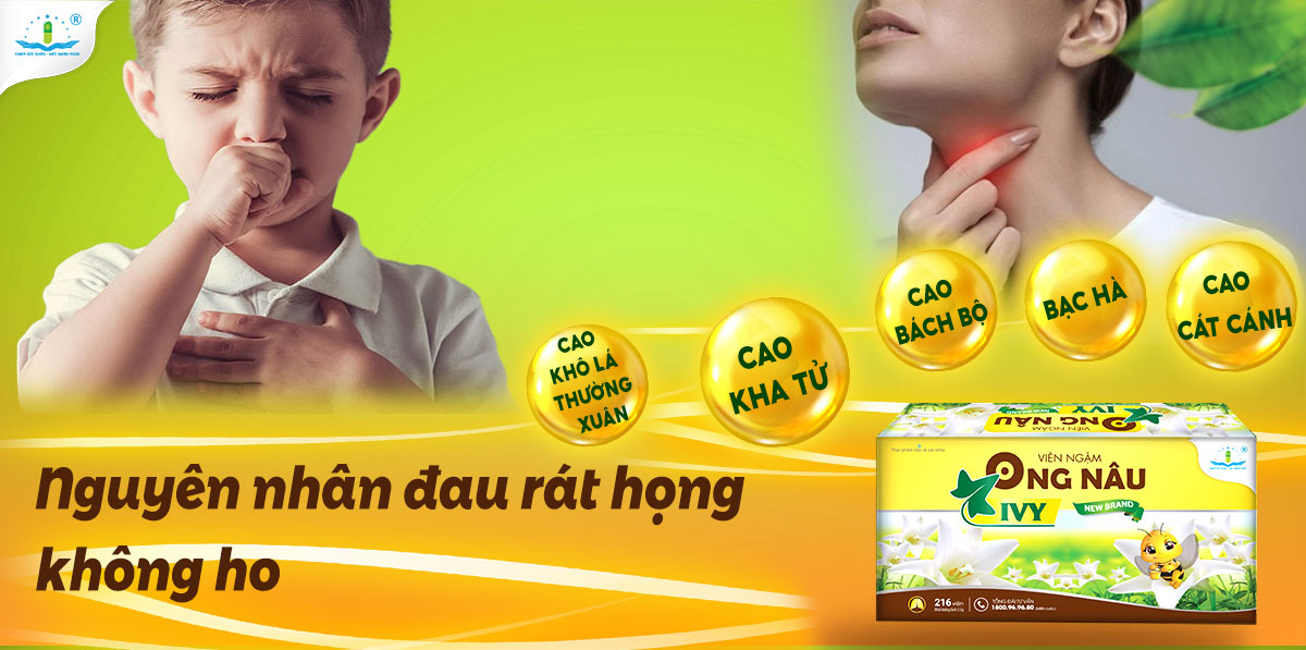 NGUYÊN NHÂN ĐAU RÁT HỌNG KHÔNG HO