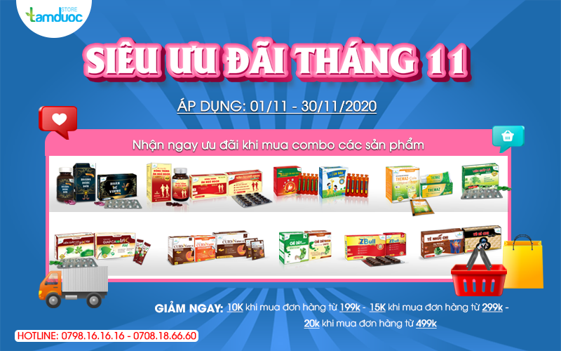 Chương Trình Ưu Đãi Tháng 11 - Thay Nghìn Lời Tri Ân Sâu Sắc