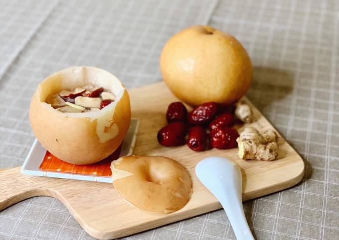 HƯỚNG DẪN CHỮA HO BẰNG QUẢ LÊ KẾT HỢP VỚI ĐƯỜNG PHÈN, MẬT ONG