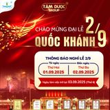 🇻🇳✨ THÔNG BÁO NGHỈ LỄ QUỐC KHÁNH 2/9 ✨🇻🇳