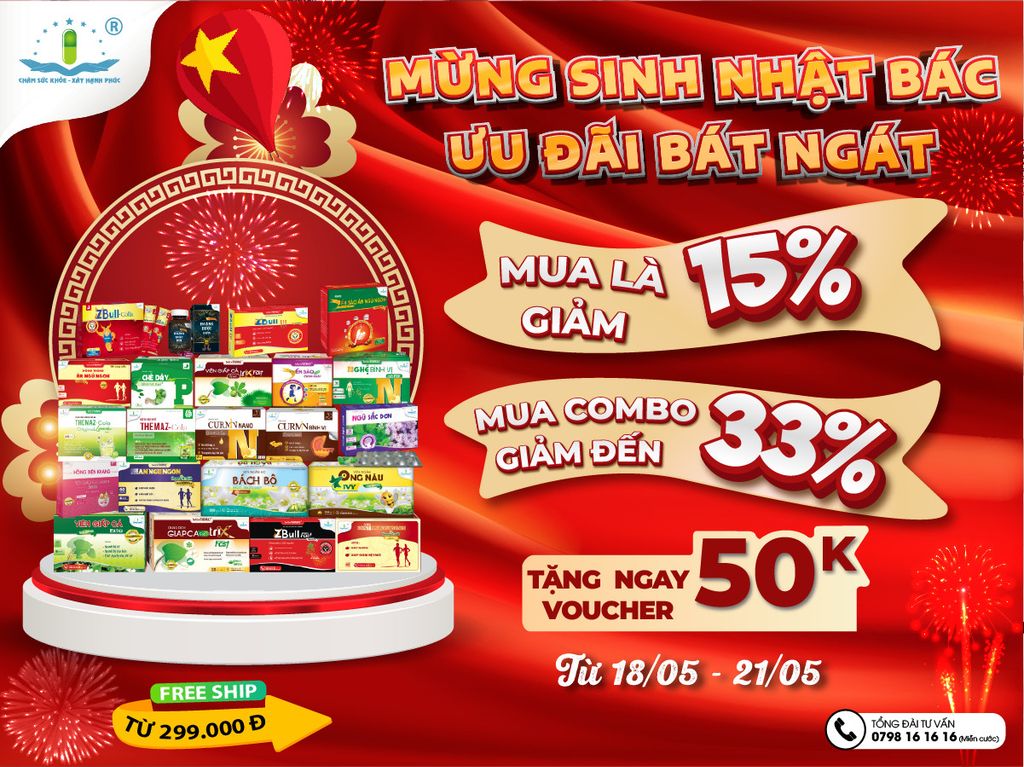 MỪNG SINH NHẬT BÁC - ƯU ĐÃI BÁT NGÁT