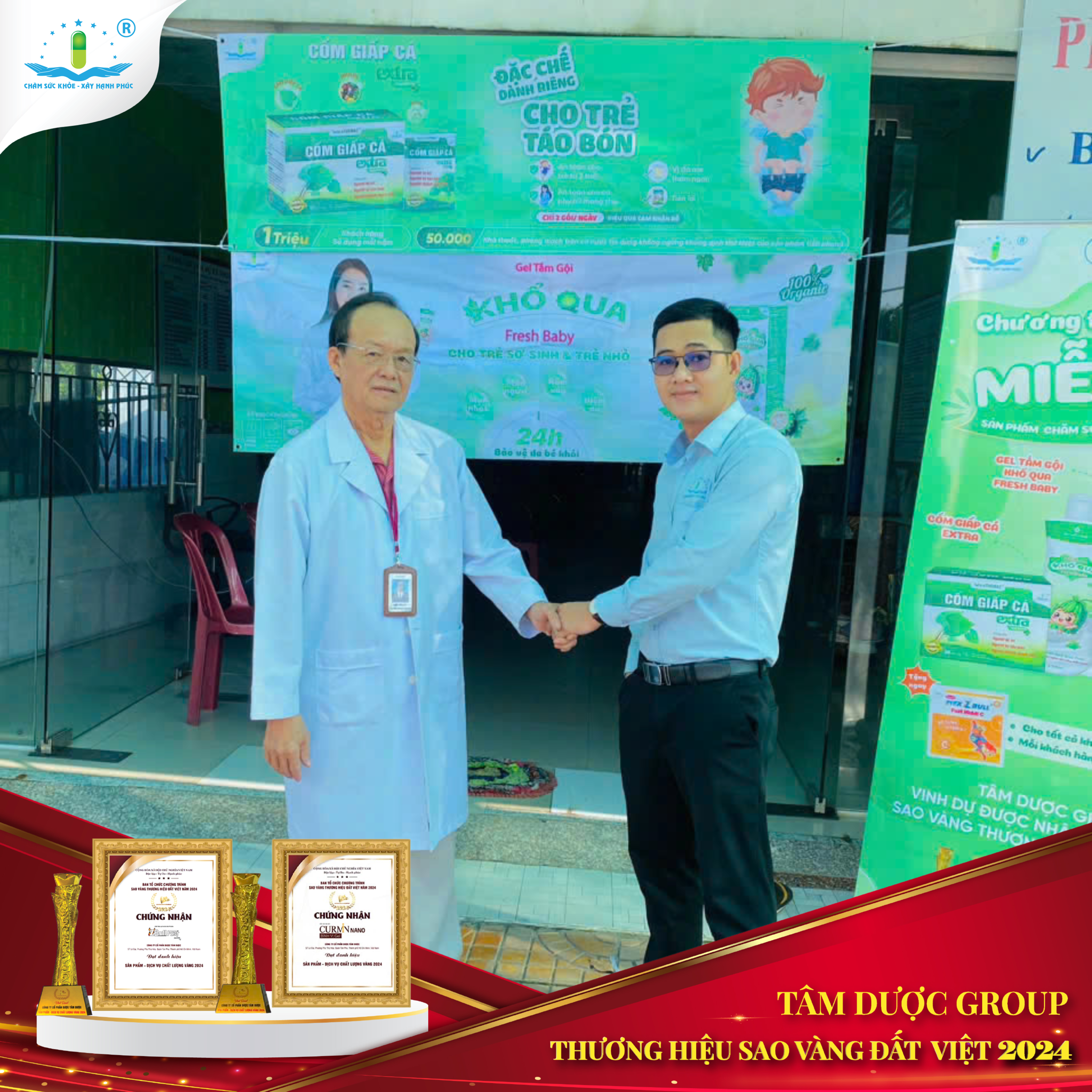 TRẢI NGHIỆM MIỄN PHÍ SẢN PHẨM CÙNG TÂM DƯỢC TẠI PHÒNG KHÁM ĐA KHOA BÁC SĨ HOÀNG