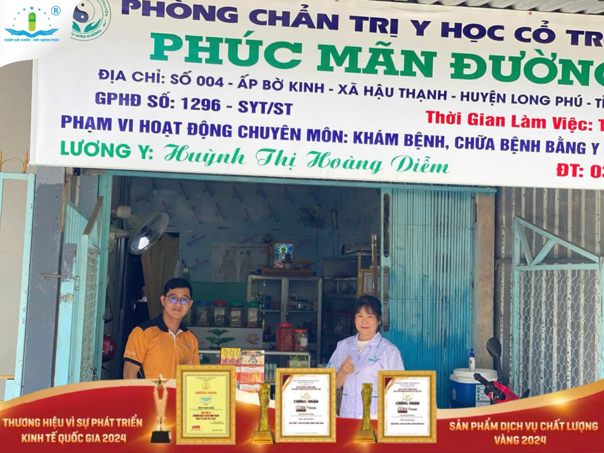Tâm Dược Đồng Hành Cùng Phòng Chẩn Trị Y Học Cổ Truyền Phúc Mãn Đường – Chung Tay Chăm Sóc Sức Khỏe Cộng Đồng