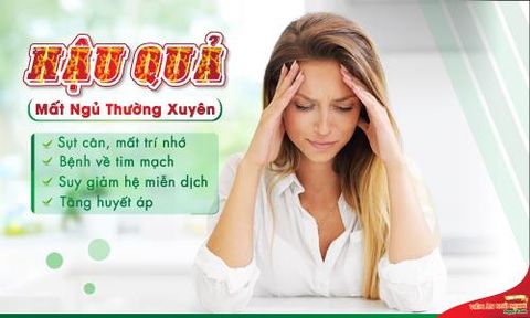 hậu quả của mất ngủ