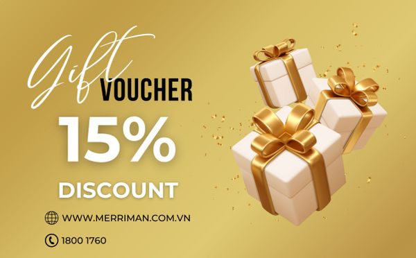 VOUCHER ƯU ĐÃI 15% TỪ THỜI TRANG MERRIMAN