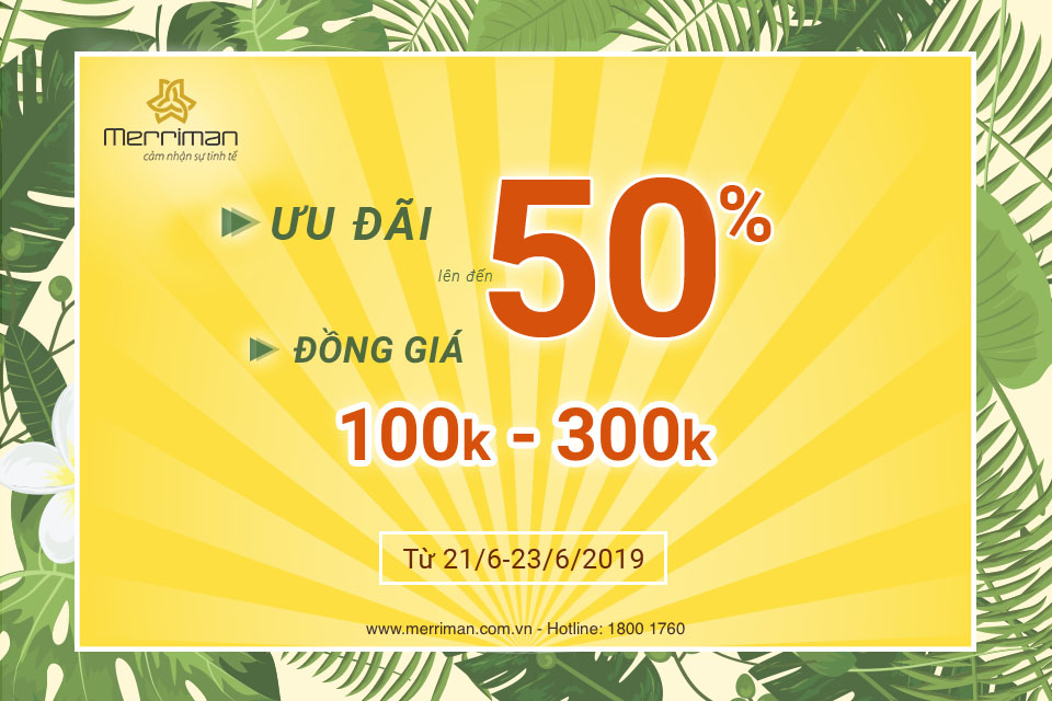 CHƯƠNG TRÌNH “MƯA ƯU ĐÃI – GIẢI NHIỆT HÈ” CÙNG THỜI TRANG NAM CAO CẤP MERRMAN