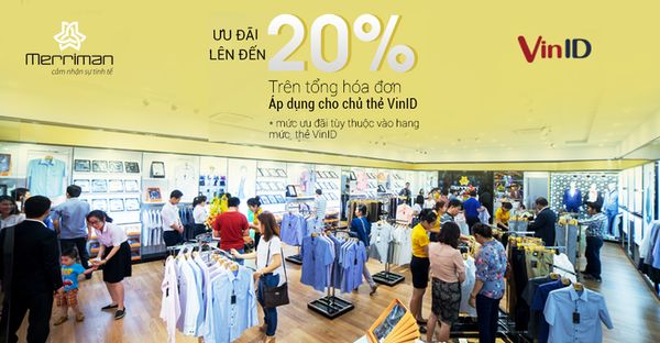 SỞ HỮU THẺ SÀNH ĐIỆU- NHẬN NGAY ƯU ĐÃI LỚN TỪ THỜI TRANG NAM MERRIMAN