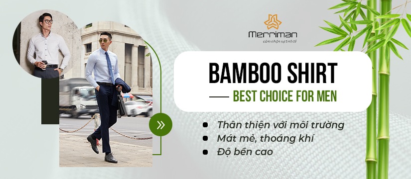 Áo Sơ Mi Nam Chất Liệu Bamboo