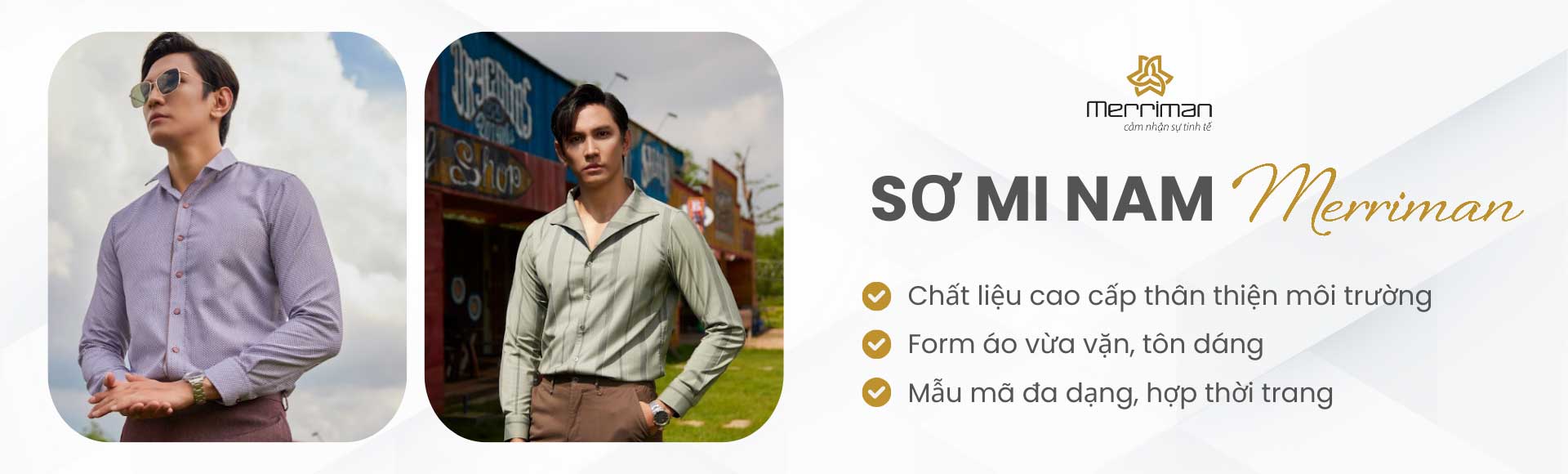 Áo sơ mi ngắn tay nam