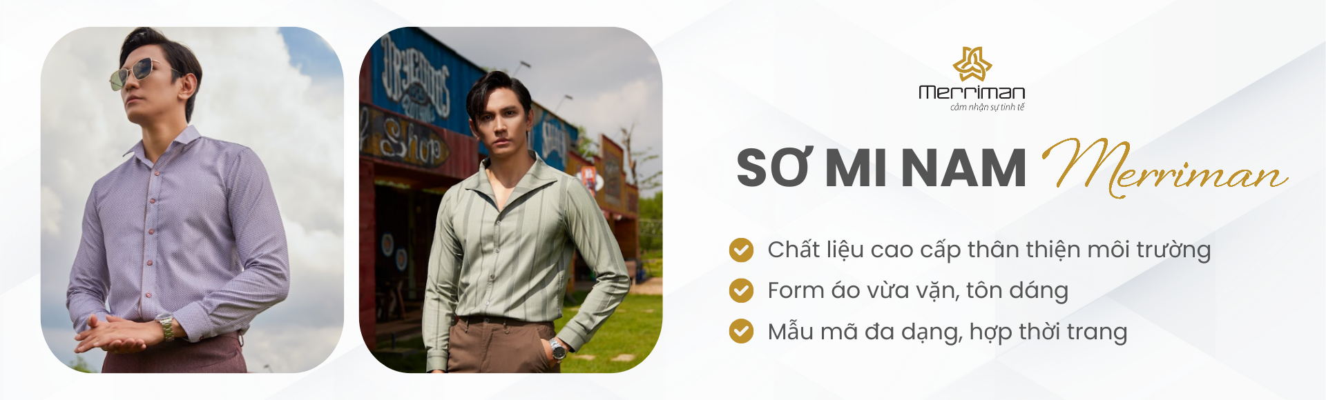 Áo sơ mi dài tay nam